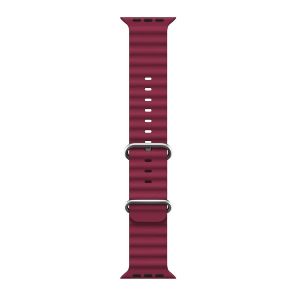 Narukvica za Apple Watch Ultra Ocean Band wine red 49/ 45/ 44/ 42 mm - 059288