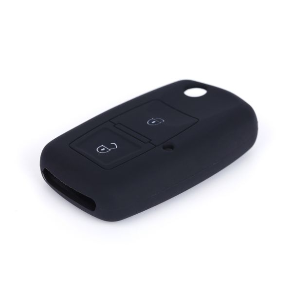 888 CAR ACCESSORIES Silikonska navlaka za ključeve crna Volkswagen - APT1001.04.B