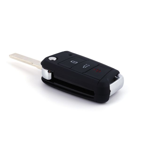 888 CAR ACCESSORIES Silikonska navlaka za ključeve crna Volkswagen - APT1001.03.B