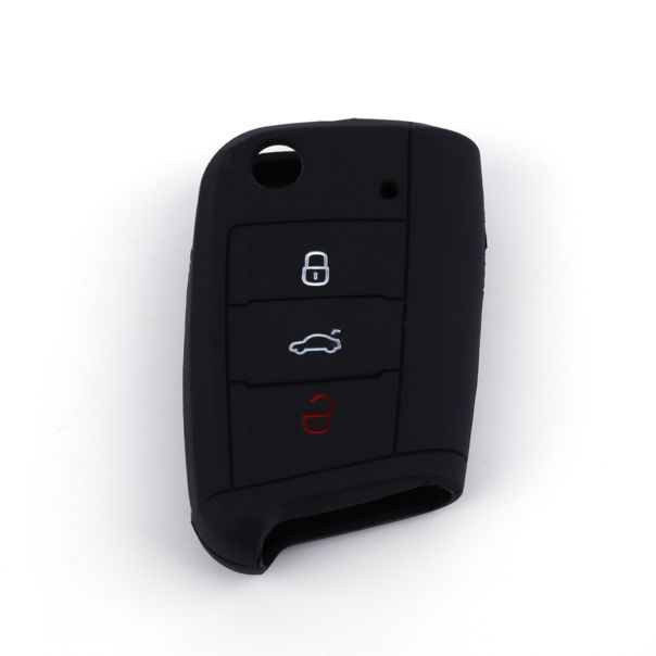 888 CAR ACCESSORIES Silikonska navlaka za ključeve crna Volkswagen - APT1001.03.B