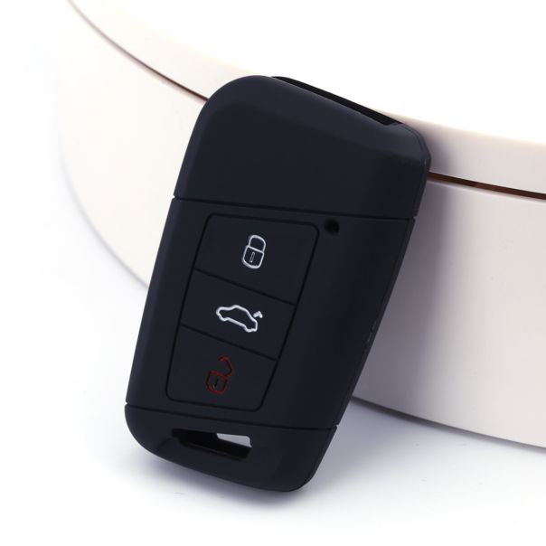 888 CAR ACCESSORIES Silikonska navlaka za ključeve crna Volkswagen - APT1001.12.B