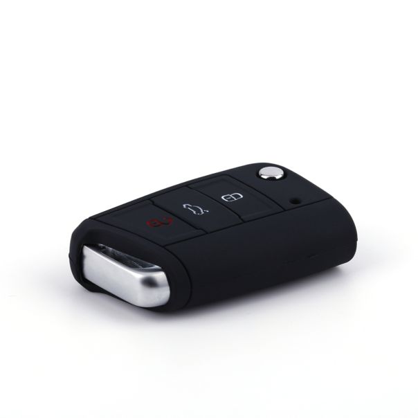 888 CAR ACCESSORIES Silikonska navlaka za ključeve crna Volkswagen - APT1001.03.B