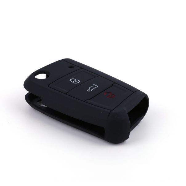 888 CAR ACCESSORIES Silikonska navlaka za ključeve crna Volkswagen - APT1001.03.B