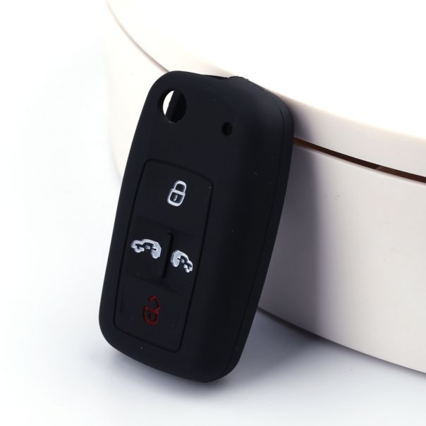 888 CAR ACCESSORIES Silikonska navlaka za ključeve crna Volkswagen - APT1001.09.B