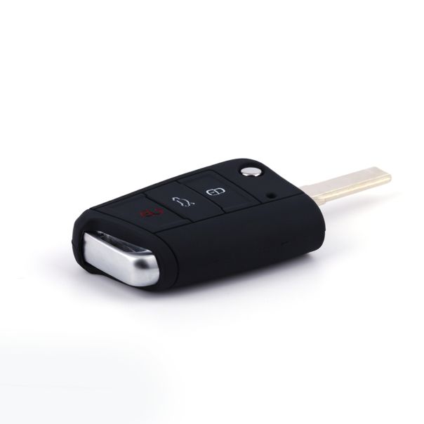 888 CAR ACCESSORIES Silikonska navlaka za ključeve crna Volkswagen - APT1001.03.B