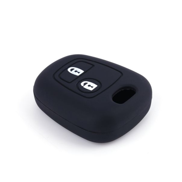 888 CAR ACCESSORIES Silikonska navlaka za ključeve crna Peugeot - APT1002.03.B