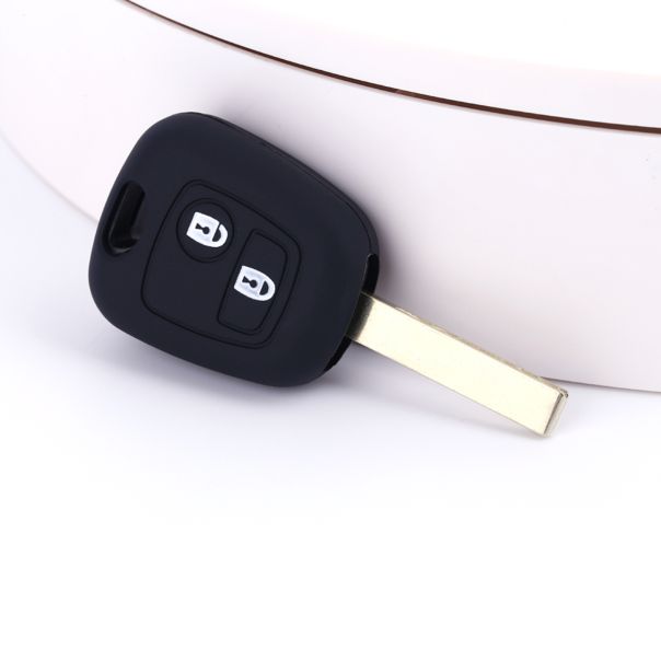 888 CAR ACCESSORIES Silikonska navlaka za ključeve crna Peugeot - APT1002.03.B