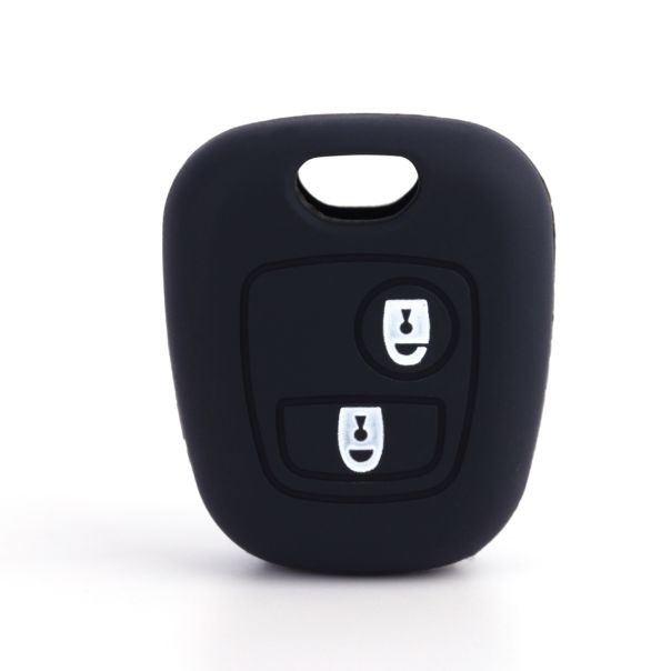 888 CAR ACCESSORIES Silikonska navlaka za ključeve crna Peugeot - APT1002.03.B