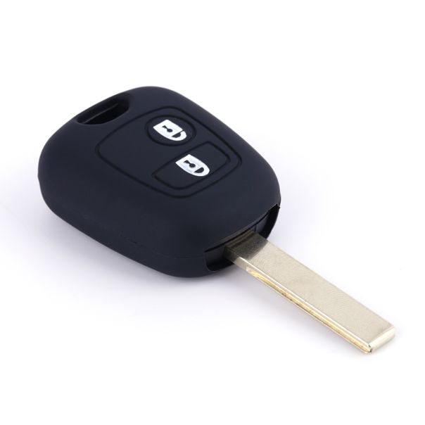 888 CAR ACCESSORIES Silikonska navlaka za ključeve crna Peugeot - APT1002.03.B
