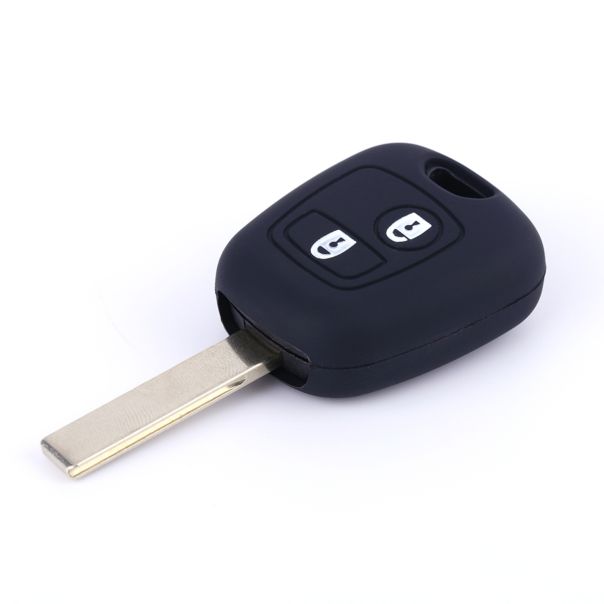 888 CAR ACCESSORIES Silikonska navlaka za ključeve crna Peugeot - APT1002.03.B