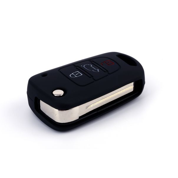 888 CAR ACCESSORIES Silikonska navlaka za ključeve crna Kia - APT1003.01.B