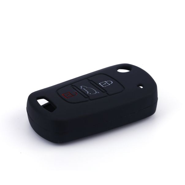 888 CAR ACCESSORIES Silikonska navlaka za ključeve crna Kia - APT1003.01.B