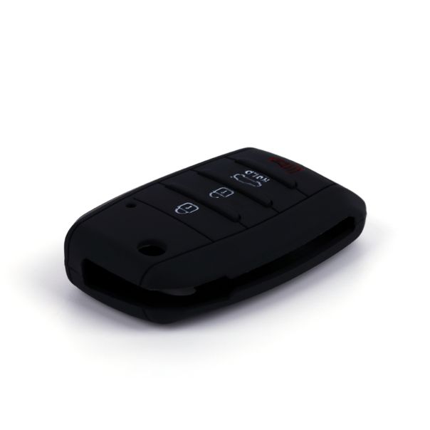 888 CAR ACCESSORIES Silikonska navlaka za ključeve crna Kia - APT1003.04.B