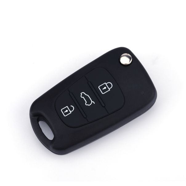 888 CAR ACCESSORIES Silikonska navlaka za ključeve crna Kia - APT1003.01.B