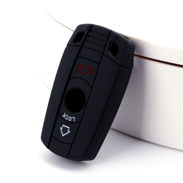 888 CAR ACCESSORIES Silikonska navlaka za ključeve crna BMW - APT1004.01.B