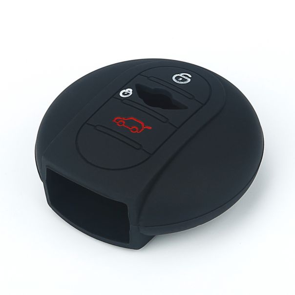 888 CAR ACCESSORIES Silikonska navlaka za ključeve crna mini - APT1004.06.B
