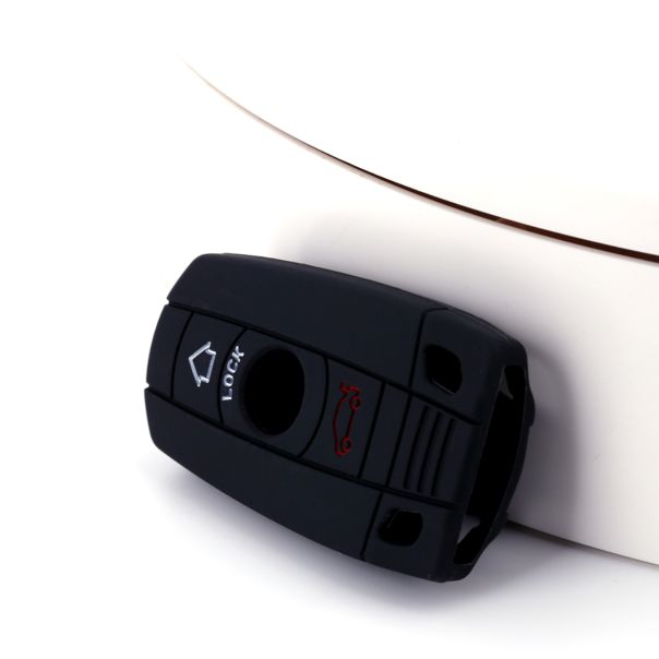 888 CAR ACCESSORIES Silikonska navlaka za ključeve crna BMW - APT1004.01.B