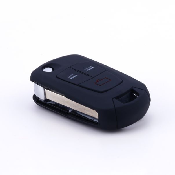 888 CAR ACCESSORIES Silikonska navlaka za ključeve crna Opel - APT1005.02.B