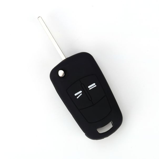 888 CAR ACCESSORIES Silikonska navlaka za ključeve crna Opel - APT1005.01.B