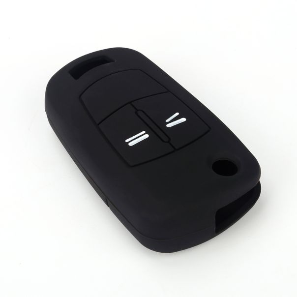 888 CAR ACCESSORIES Silikonska navlaka za ključeve crna Opel - APT1005.01.B