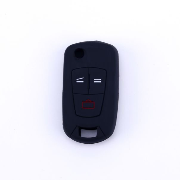 888 CAR ACCESSORIES Silikonska navlaka za ključeve crna Opel - APT1005.02.B