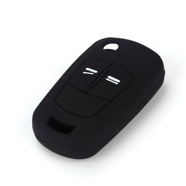 888 CAR ACCESSORIES Silikonska navlaka za ključeve crna Opel - APT1005.01.B