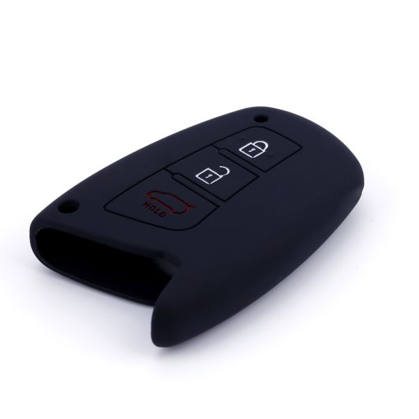 888 CAR ACCESSORIES Silikonska navlaka za ključeve crna Hyundai - APT1007.06.B