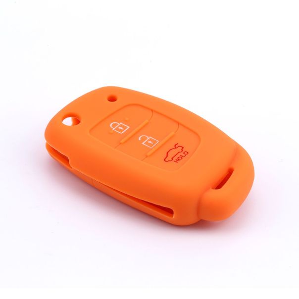 888 CAR ACCESSORIES Silikonska navlaka za ključeve crna Hyundai - APT1007.01.B