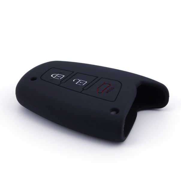 888 CAR ACCESSORIES Silikonska navlaka za ključeve crna Hyundai - APT1007.06.B