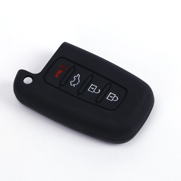 888 CAR ACCESSORIES Silikonska navlaka za ključeve crna Hyundai - APT1007.04.B