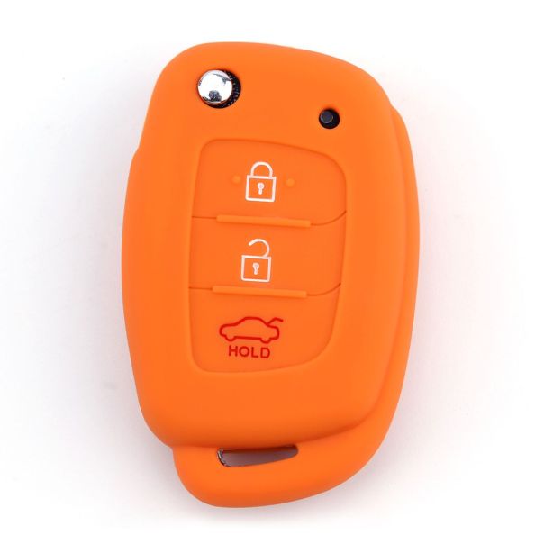 888 CAR ACCESSORIES Silikonska navlaka za ključeve crna Hyundai - APT1007.01.B