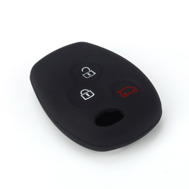 888 CAR ACCESSORIES Silikonska navlaka za ključeve crna Mercedes - APT1008.03.B