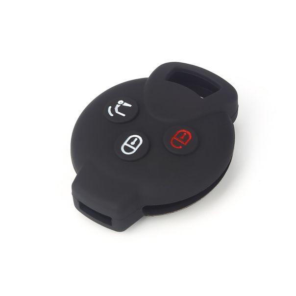 888 CAR ACCESSORIES Silikonska navlaka za ključeve crna Smart - APT1008.07.B