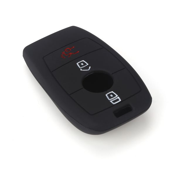 888 CAR ACCESSORIES Silikonska navlaka za ključeve crna Mercedes - APT1008.06.B