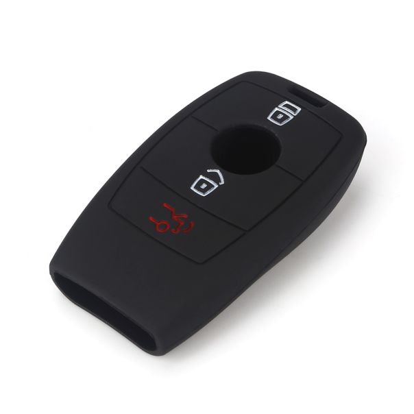 888 CAR ACCESSORIES Silikonska navlaka za ključeve crna Mercedes - APT1008.06.B