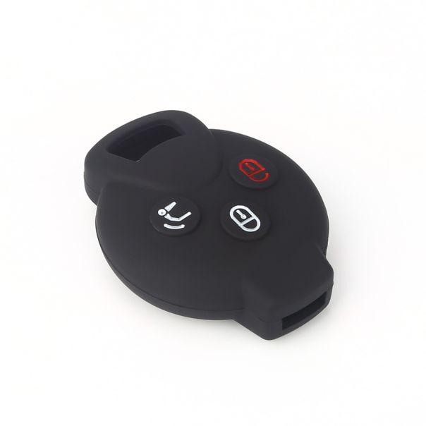 888 CAR ACCESSORIES Silikonska navlaka za ključeve crna Smart - APT1008.07.B