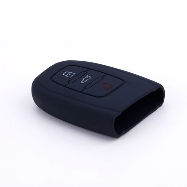 888 CAR ACCESSORIES Silikonska navlaka za ključeve crna Audi - APT1009.02.B