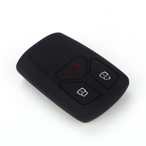 888 CAR ACCESSORIES Silikonska navlaka za ključeve crna Audi - APT1009.04.B