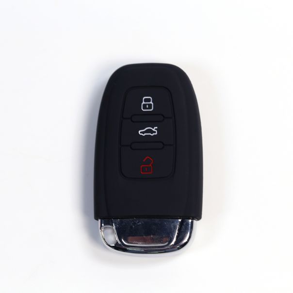 888 CAR ACCESSORIES Silikonska navlaka za ključeve crna Audi - APT1009.02.B