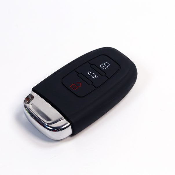 888 CAR ACCESSORIES Silikonska navlaka za ključeve crna Audi - APT1009.02.B