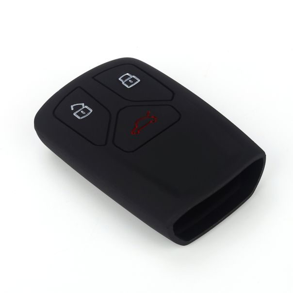 888 CAR ACCESSORIES Silikonska navlaka za ključeve crna Audi - APT1009.04.B