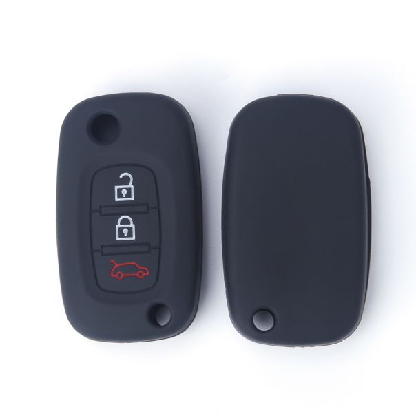 888 CAR ACCESSORIES Silikonska navlaka za ključeve roze Renault - APT1010.11.B