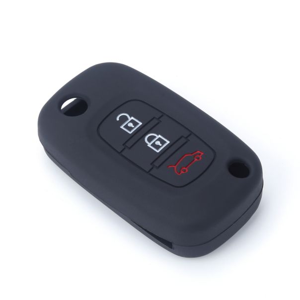 888 CAR ACCESSORIES Silikonska navlaka za ključeve roze Renault - APT1010.11.B