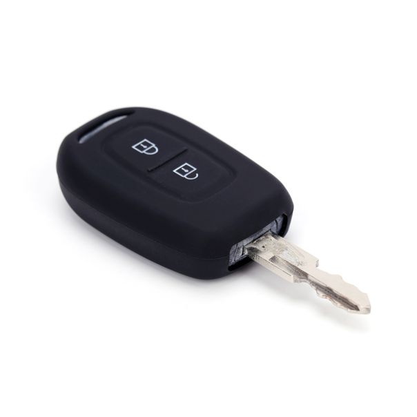 888 CAR ACCESSORIES Silikonska navlaka za ključeve crna Renault - APT1010.07.B