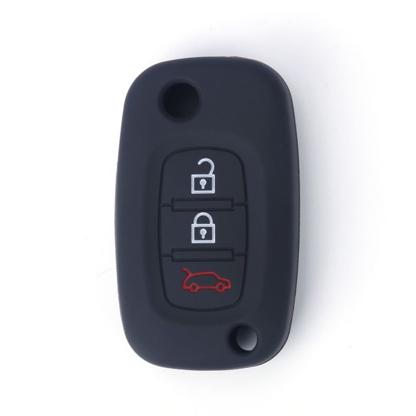 888 CAR ACCESSORIES Silikonska navlaka za ključeve roze Renault - APT1010.11.B