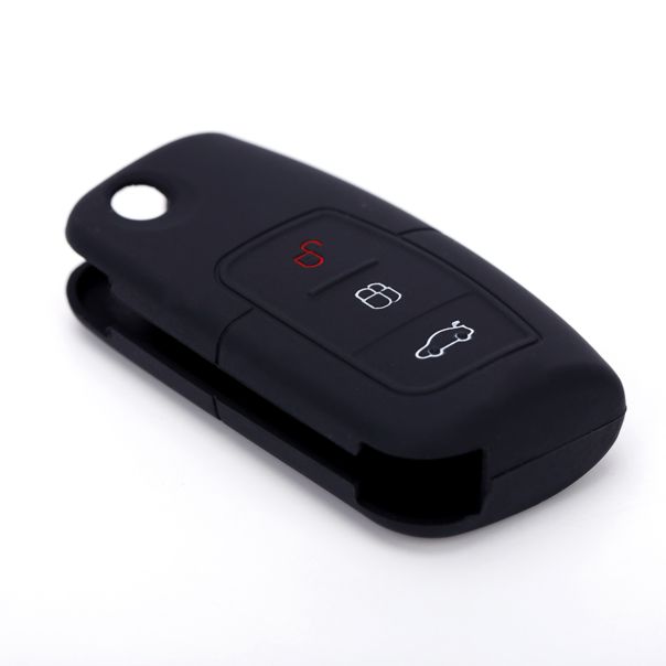 888 CAR ACCESSORIES Silikonska navlaka za ključeve crna Ford - APT1011.01.B
