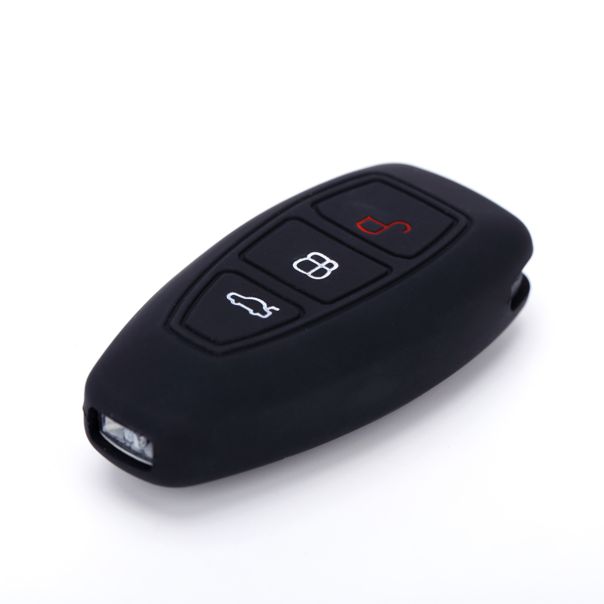 888 CAR ACCESSORIES Silikonska navlaka za ključeve crna Ford - APT1011.02.B