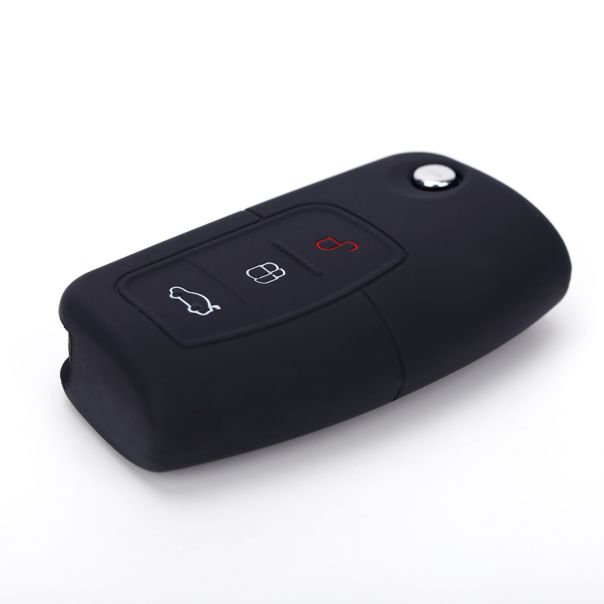 888 CAR ACCESSORIES Silikonska navlaka za ključeve crna Ford - APT1011.01.B