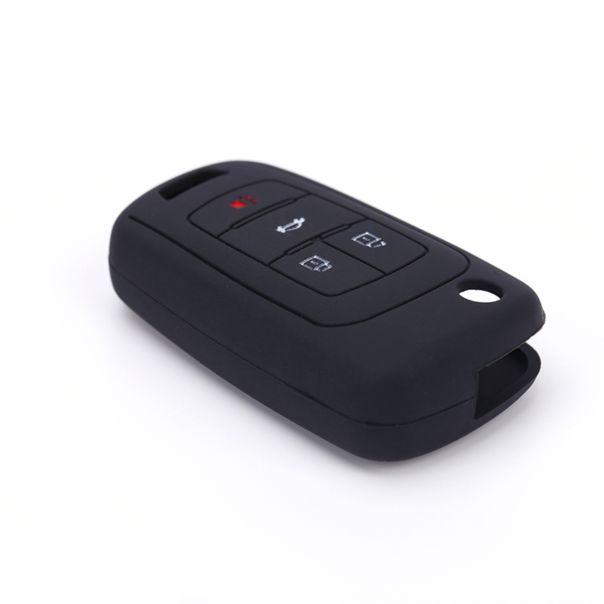 888 CAR ACCESSORIES Silikonska navlaka za ključeve crna Chevrolet - APT1013.02.B