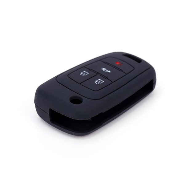 888 CAR ACCESSORIES Silikonska navlaka za ključeve crna Chevrolet - APT1013.02.B